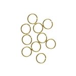 Jump Rings Gold Plate 7mm Pack 40